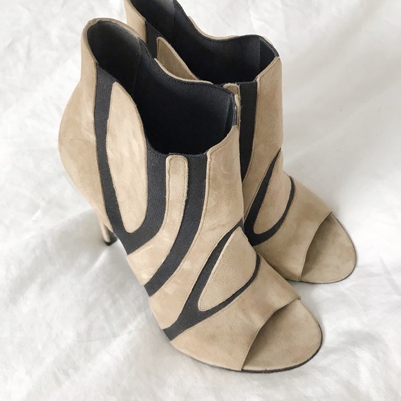 Balenciaga Suede Stretch-Cut Out Bootie - Picture 2 of 4